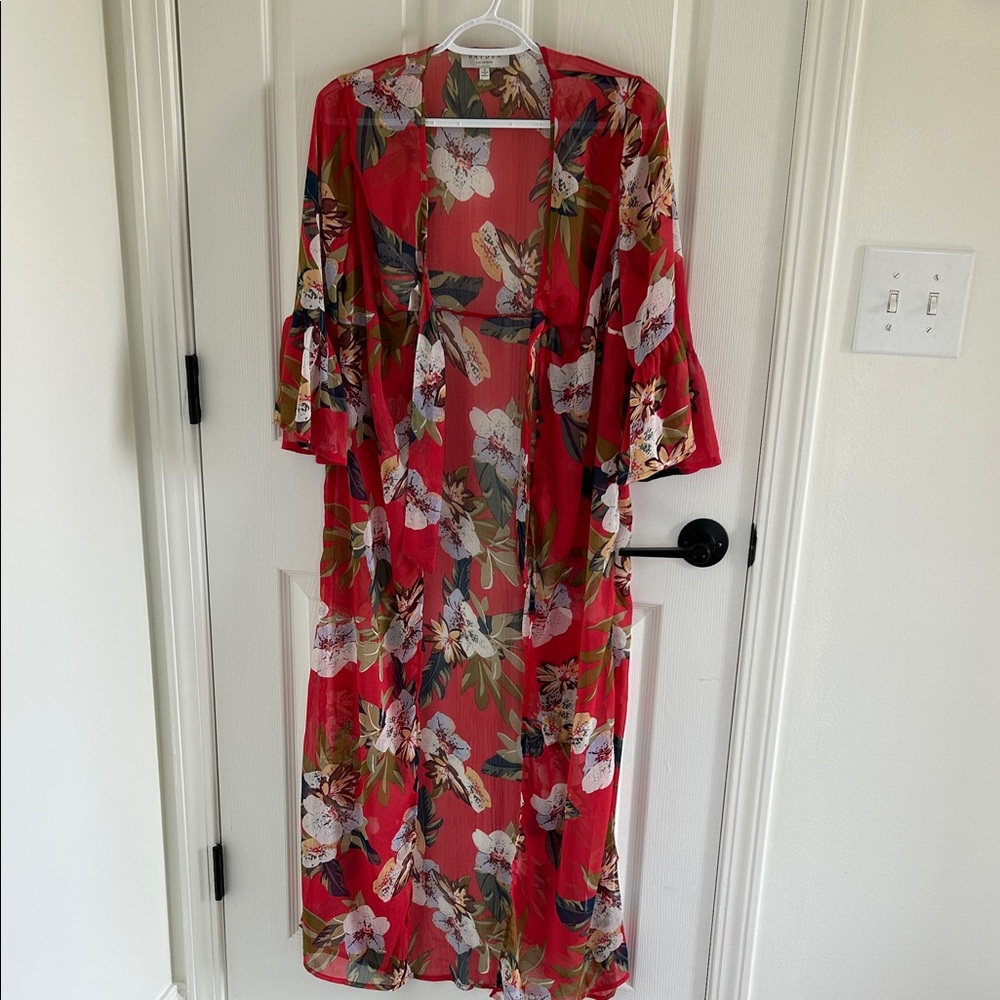 Resort wear kimono